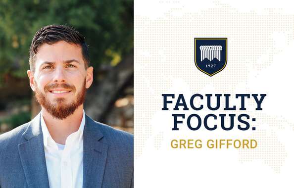 Faculty Focus: Greg Gifford
