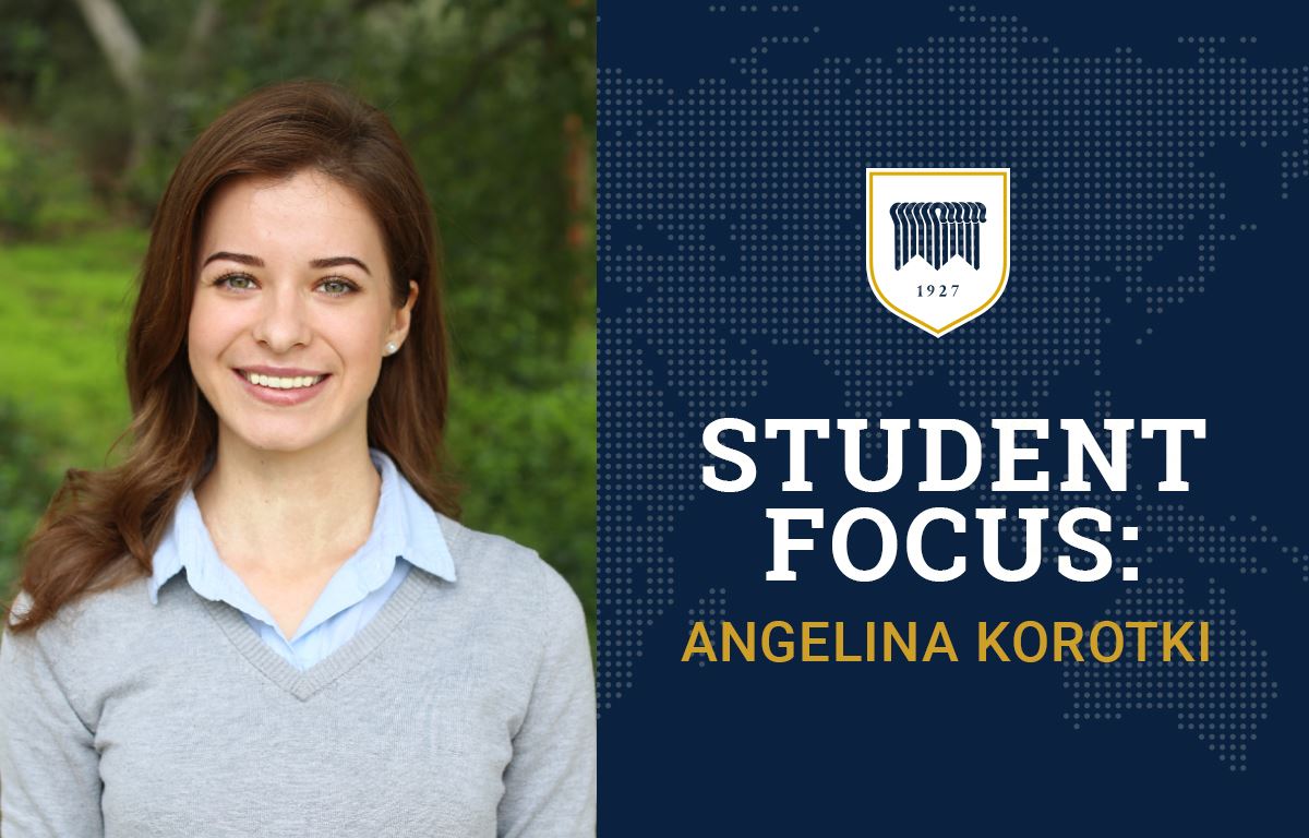 Student Focus: Angelina Korotki