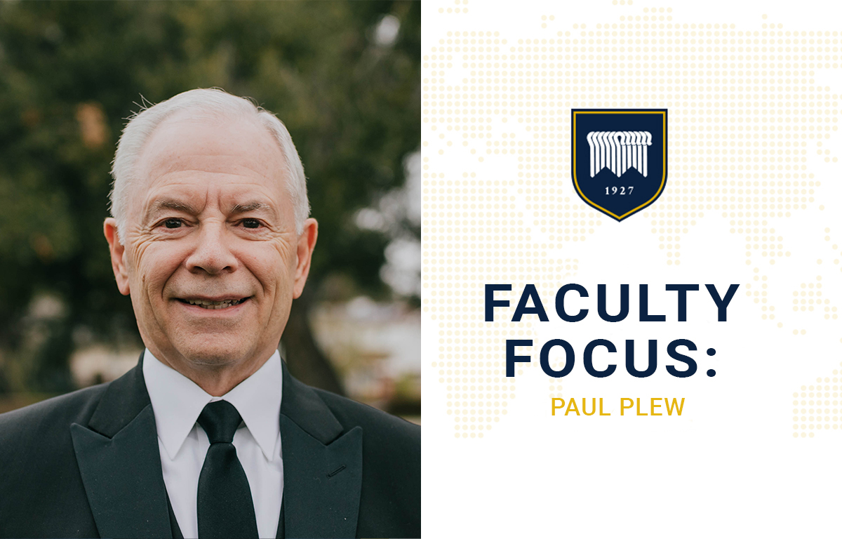 Faculty Focus: Paul Plew