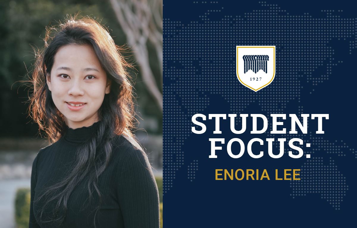 Student Focus: Enoria Lee