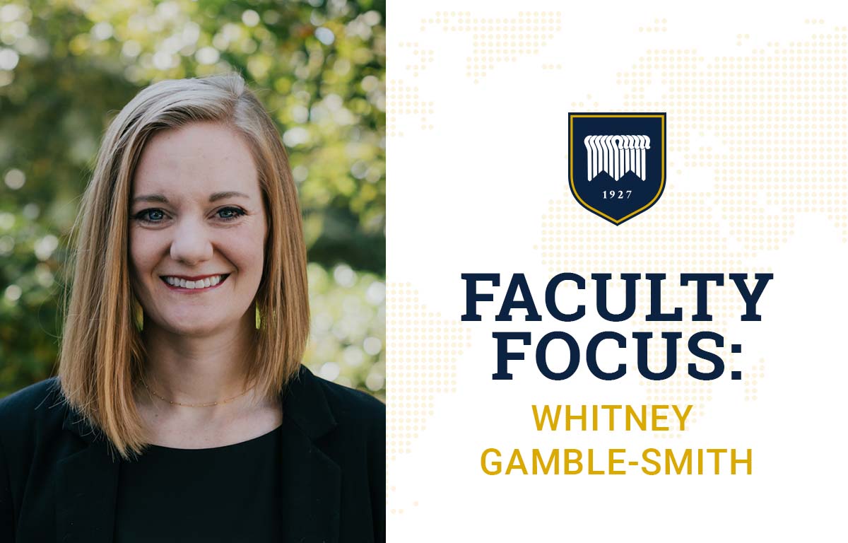 Gamble-Smith’s Background Prepared Her to Lead Interdisciplinary Studies Major