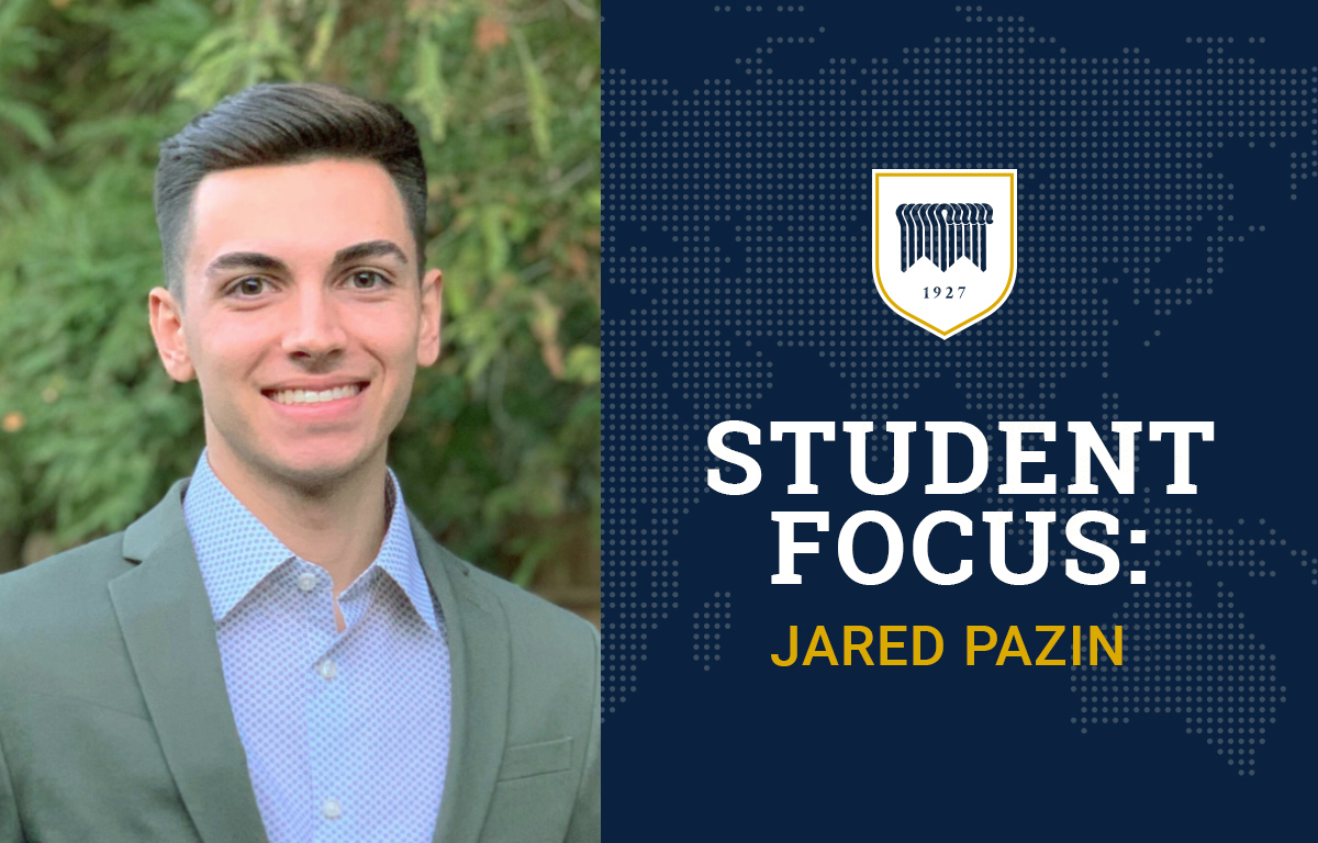 Student Focus: Jared Pazin