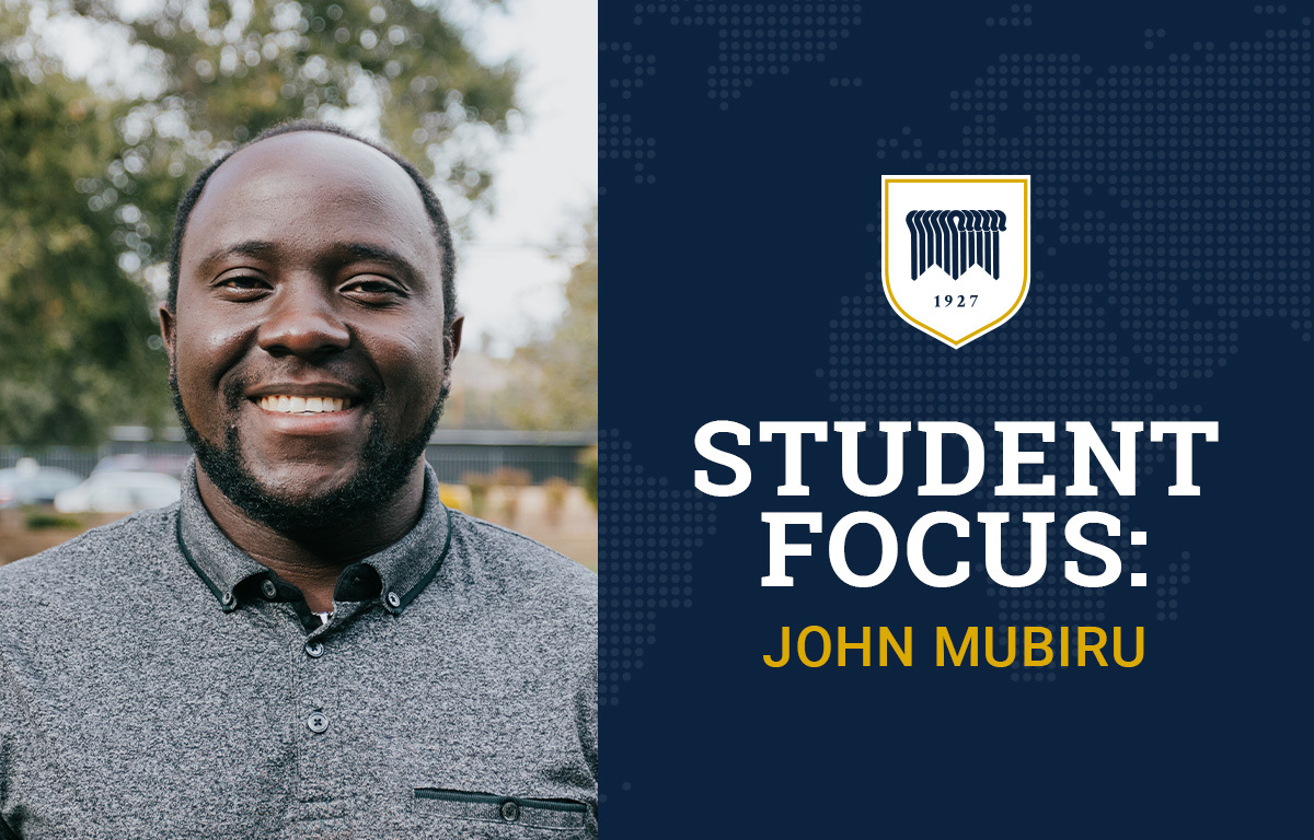 Student Focus: John Mubiru
