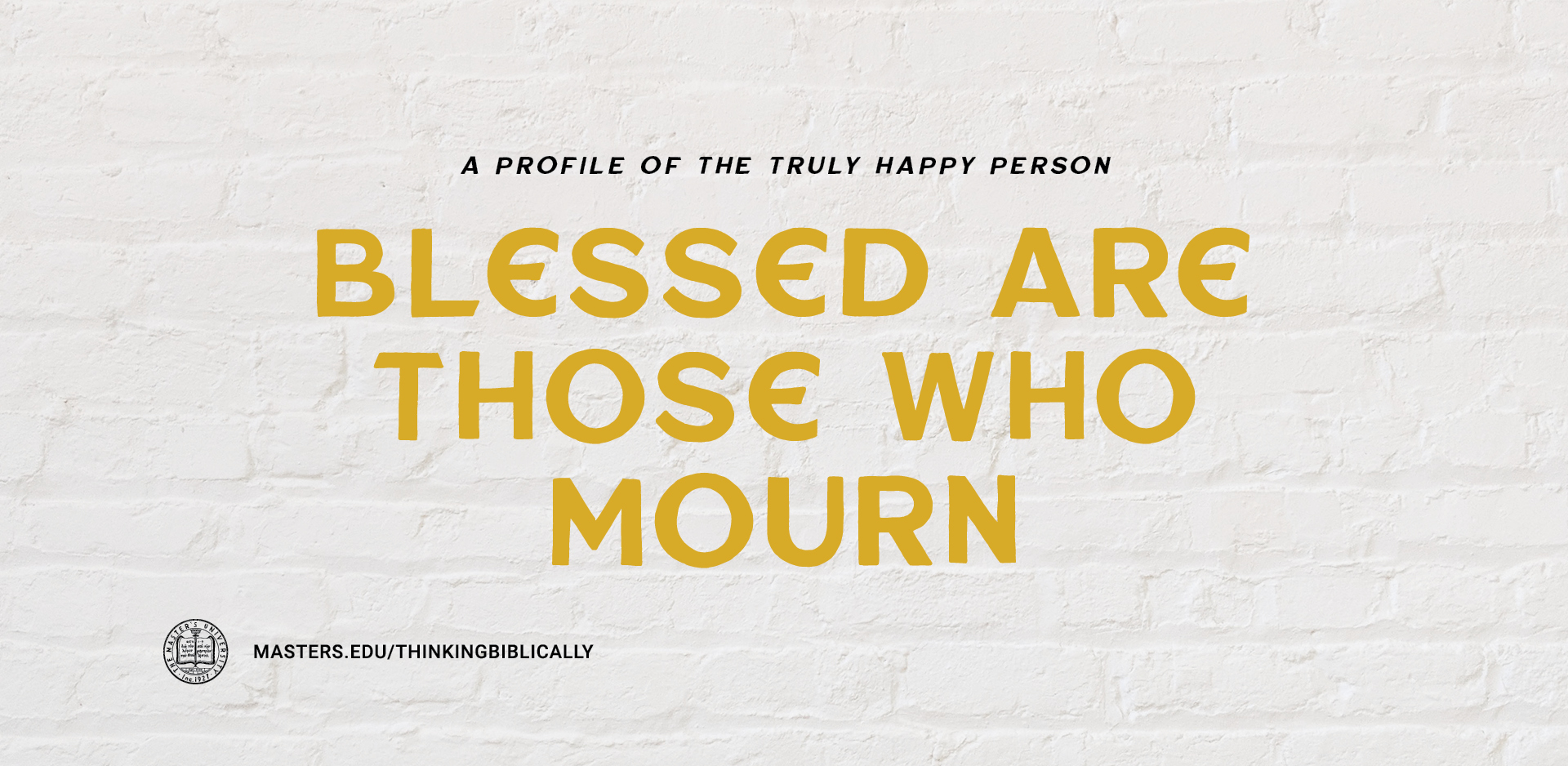 Blessed are Those Who Mourn Featured Image