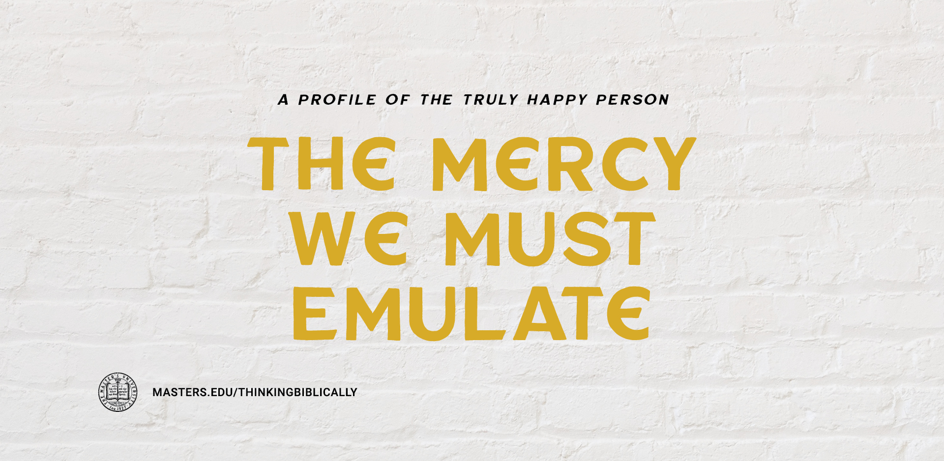 The Mercy We Must Emulate Featured Image