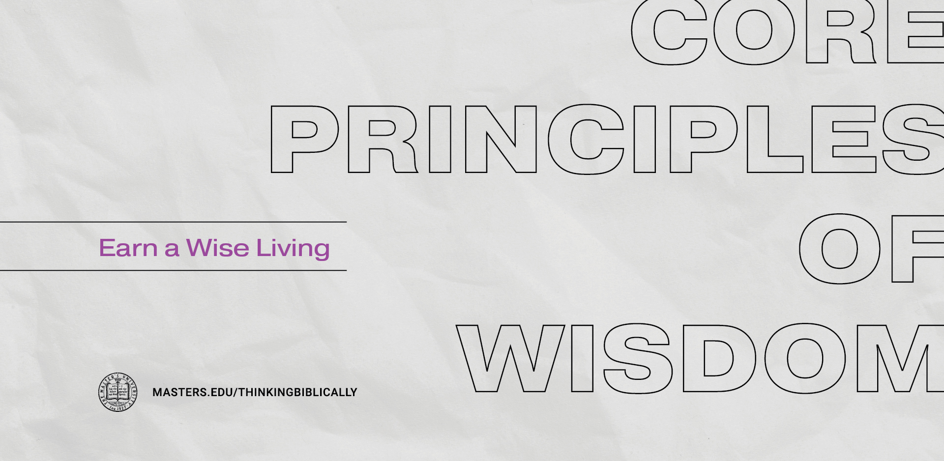 Earn a Wise Living Featured Image