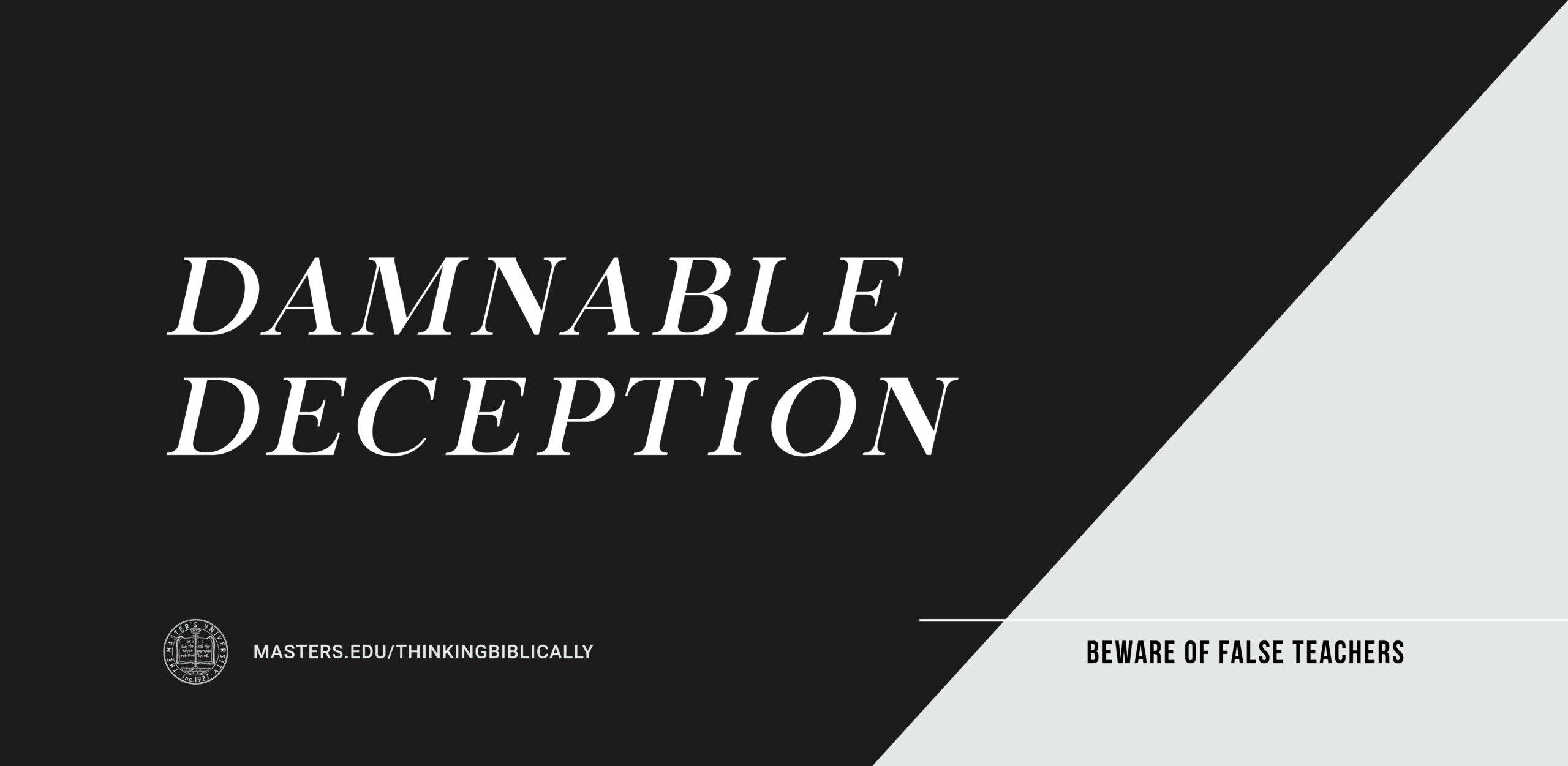 Damnable Deception Featured Image