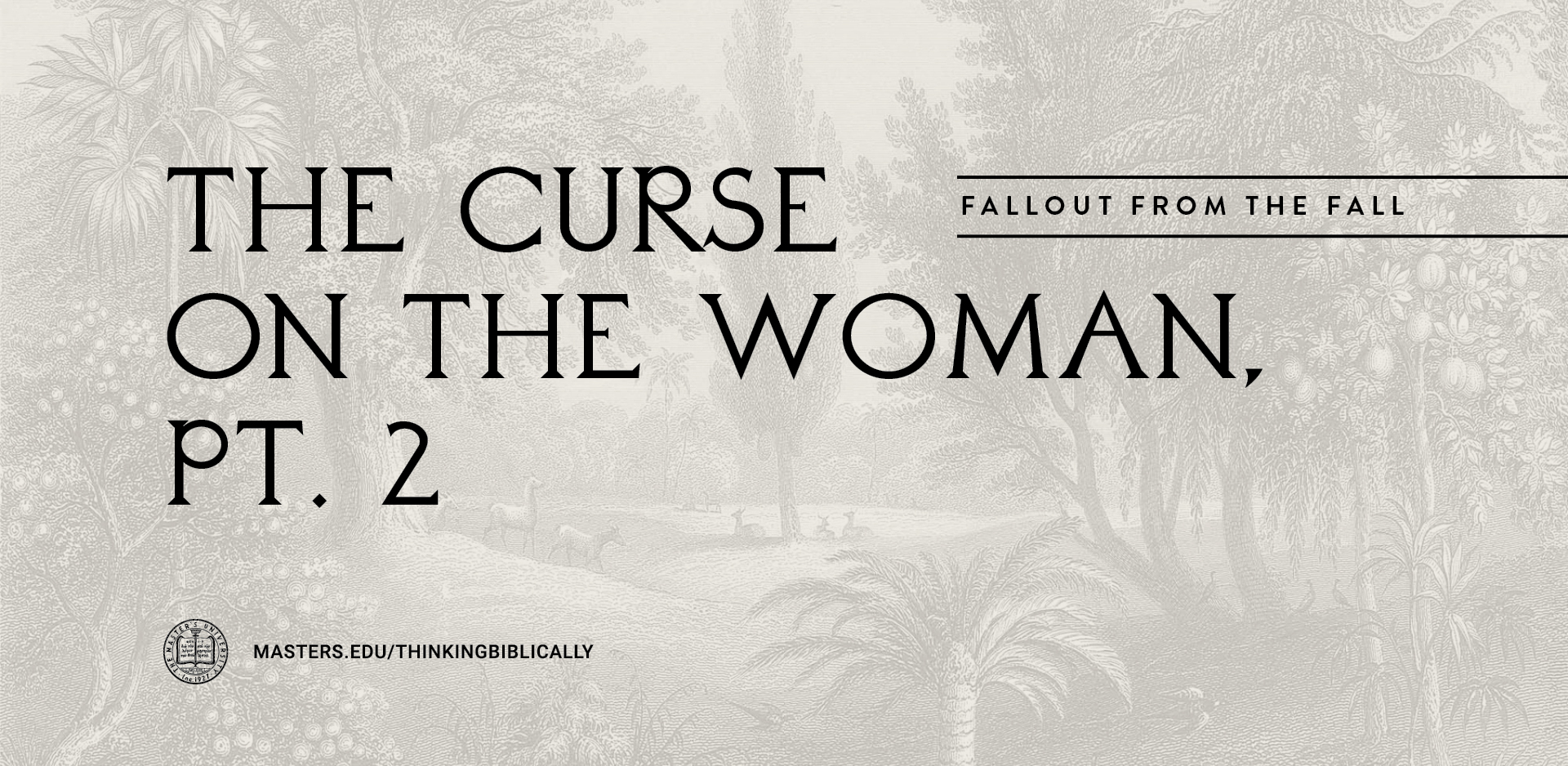 The Curse on the Woman, Pt. 2 Featured Image