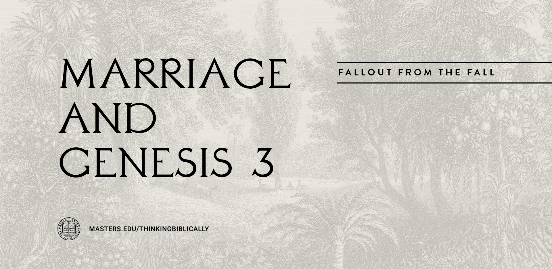 Marriage and Genesis 3 Featured Image