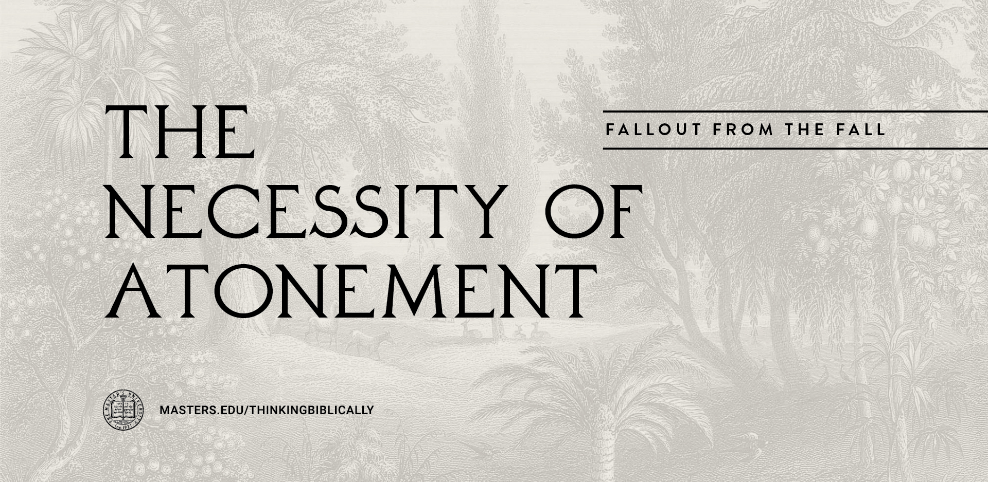 The Necessity of Atonement Featured Image