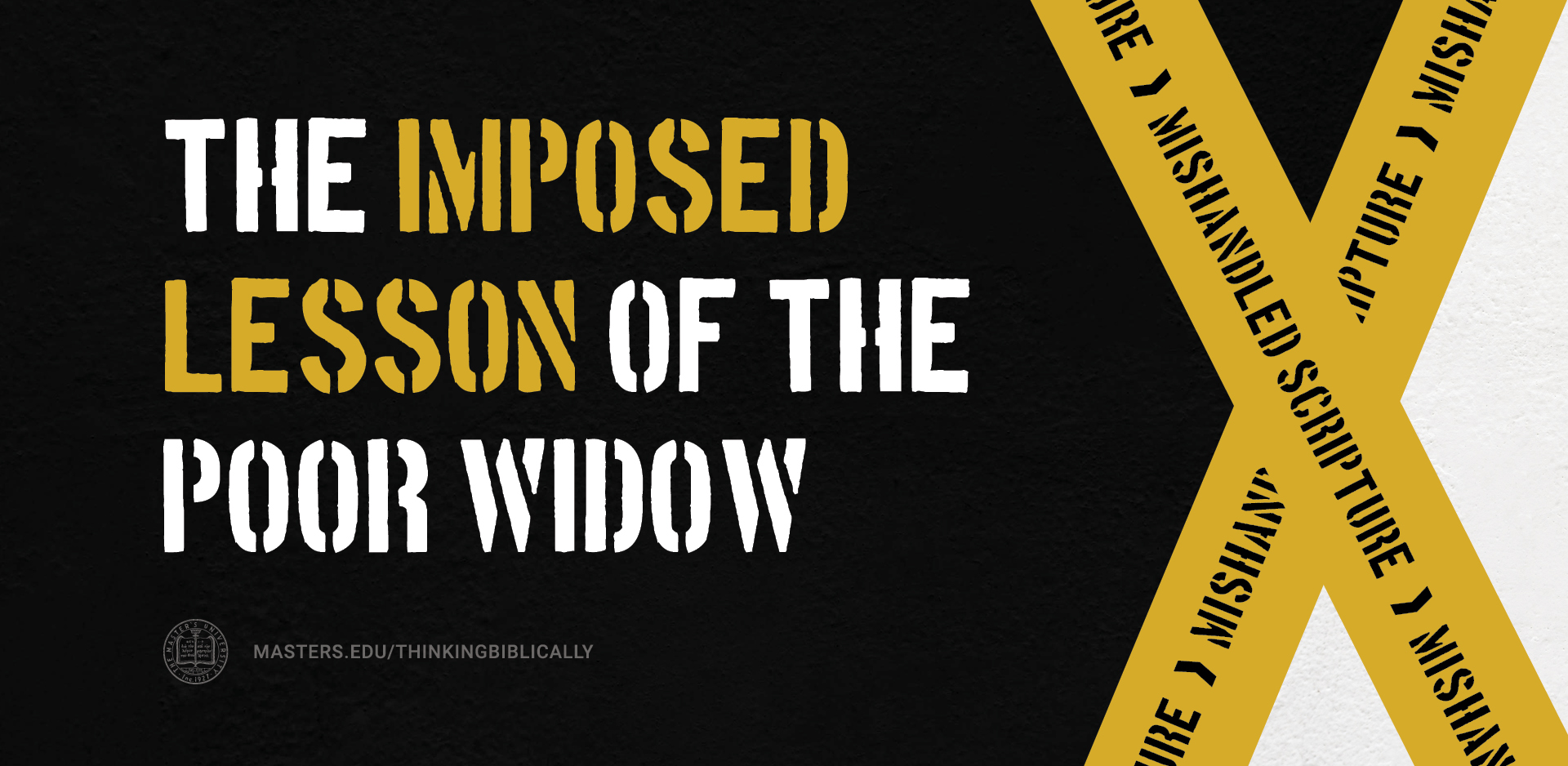 The Imposed Lesson of the Poor Widow Featured Image