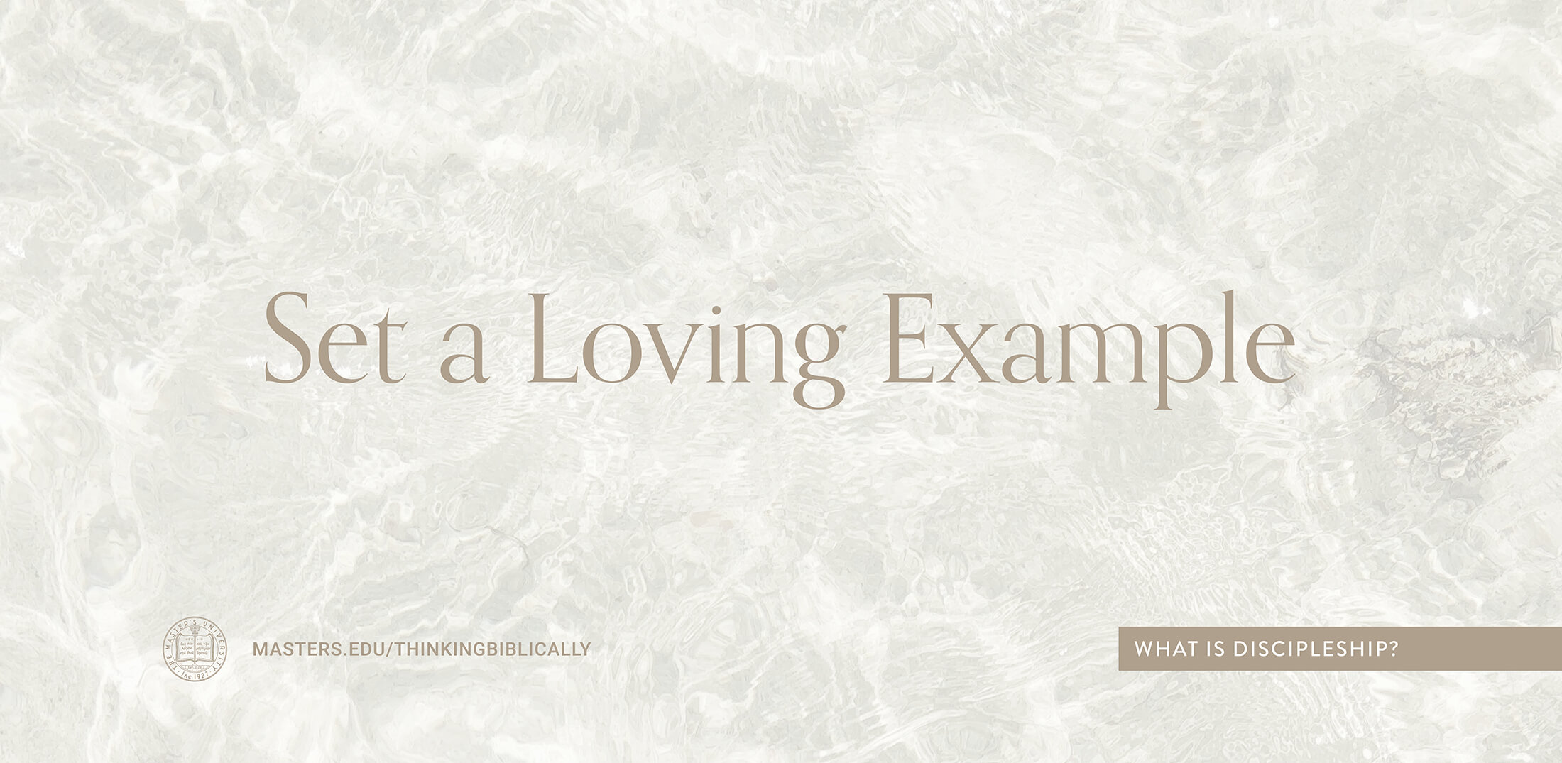 Set a Loving Example Featured Image