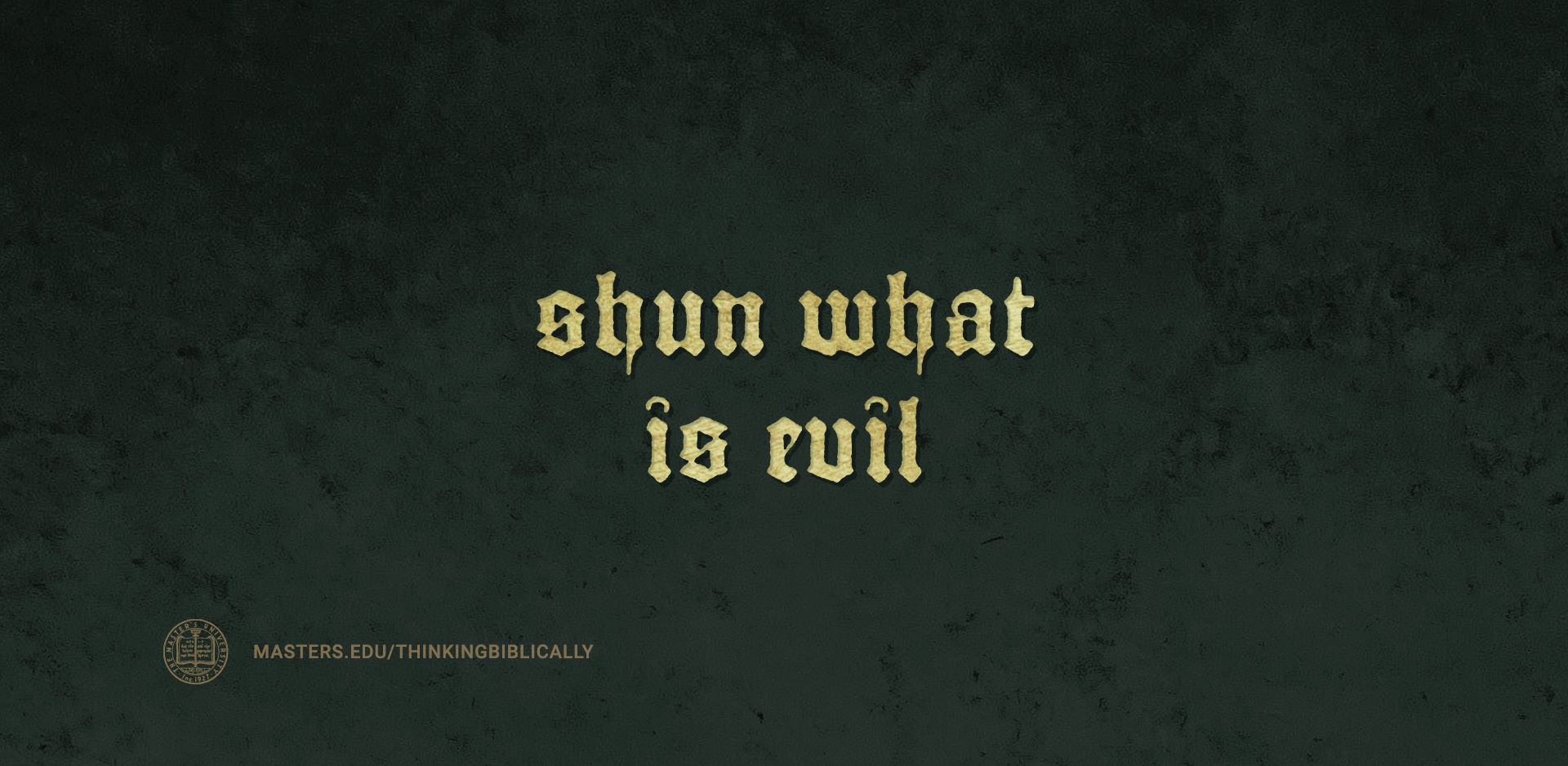 Shun What is Evil Featured Image