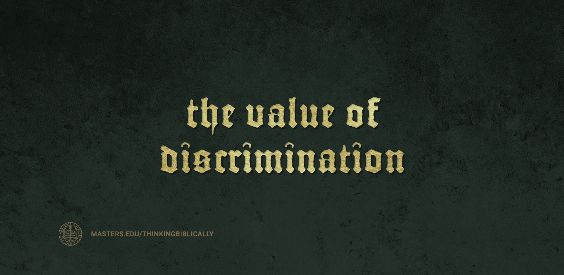The Value of Discrimination Featured Image