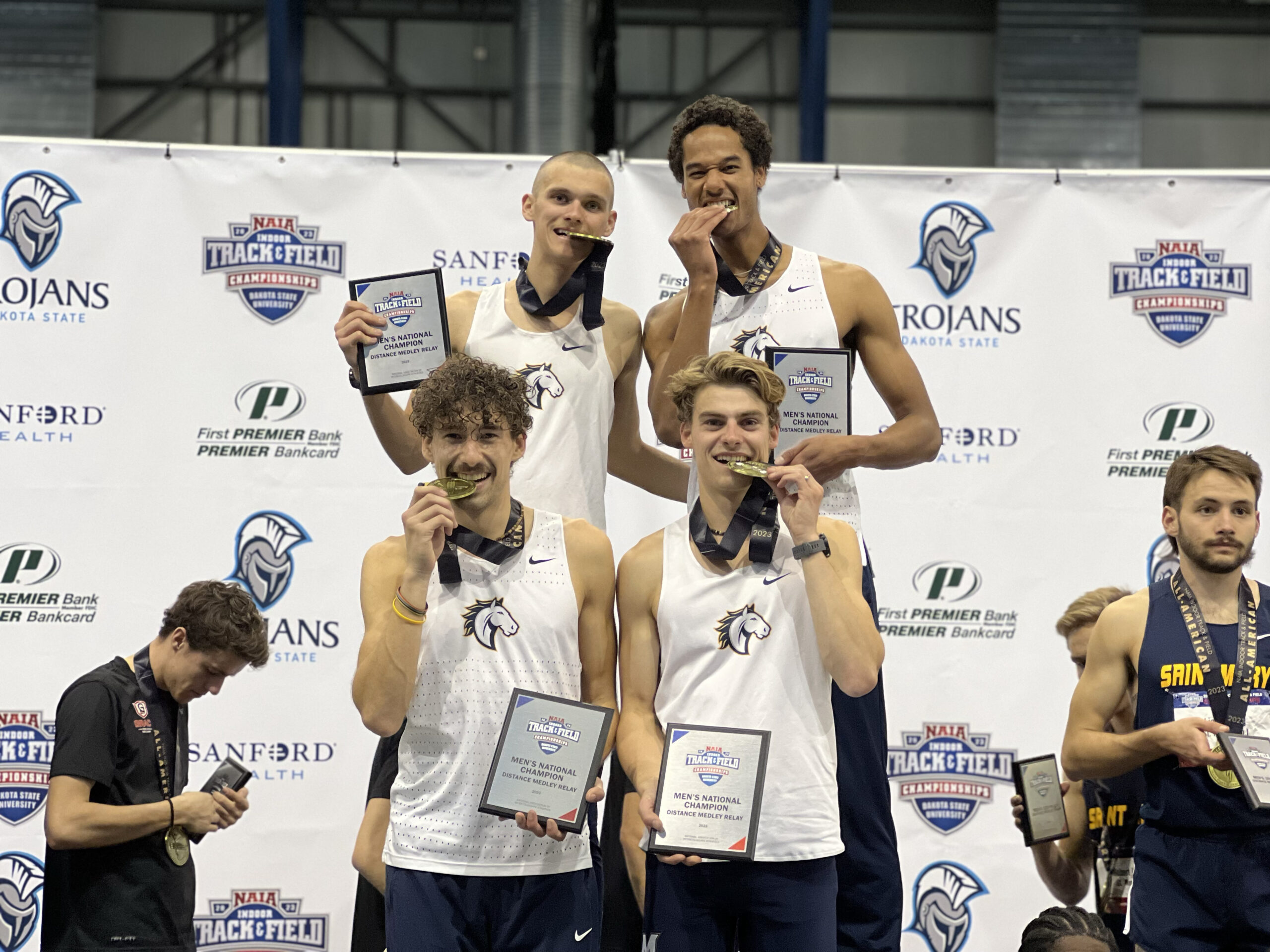 Indoor Track and Field Athletes Win Two National Titles