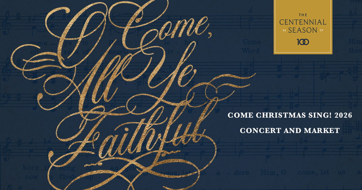 The 42nd Annual Come Christmas Sing! Concert Series